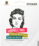Wrinkle Free Sticker